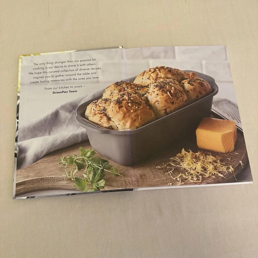 NEW!!‎ The Original Green Pan Cookbook, Hardcover 2025 Cook's Journal VOL II